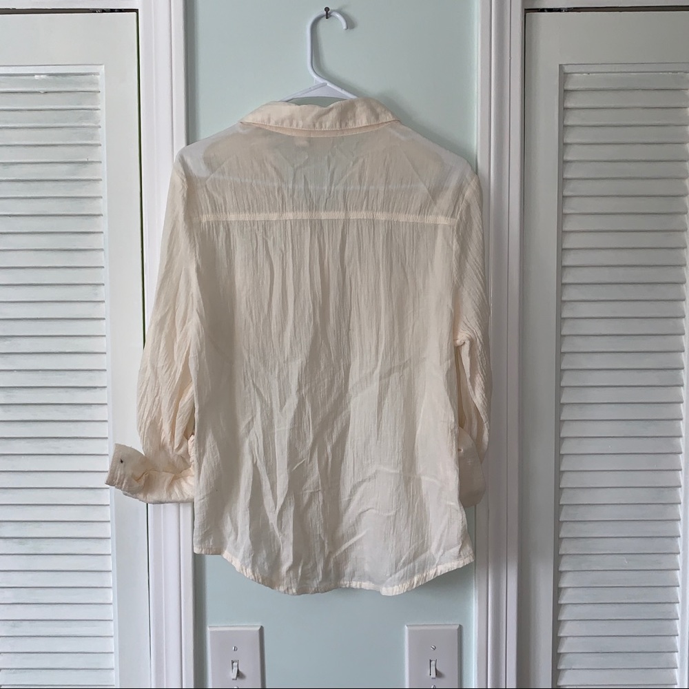 Sheer Button Up - Picture 3 of 3